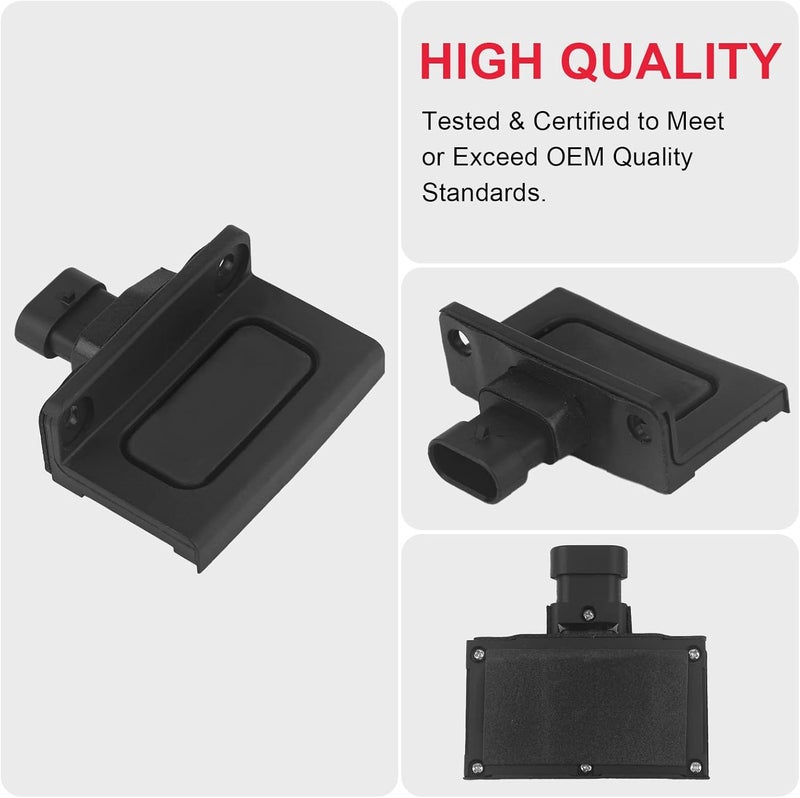 VASTAUTO C6 Door Latch Exterior Release Switch Pad Set Compatible with 2005-2013 Chevy Corvette C6 Replace# 22751230 (2Pcs) - Image 4
